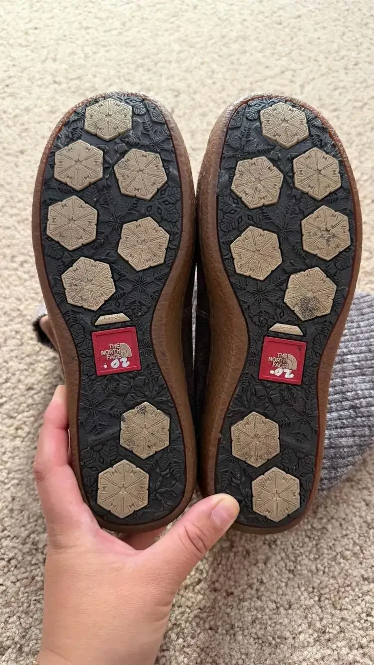 The North Face Alana Suede Knit Fold-Over Winter Boots with Primaloft Insulation
